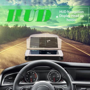 Universal Mobile Phone GPS Navigation Bracket HUD Head Up Display For Smart Phone