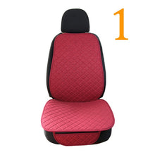 Load image into Gallery viewer, Large Size One Seat Flax Car Seat Cover Protector Front Seat Back Cushion Pad Mat Auto Front Automotive interior Truck Suv Van