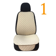 Load image into Gallery viewer, Large Size One Seat Flax Car Seat Cover Protector Front Seat Back Cushion Pad Mat Auto Front Automotive interior Truck Suv Van