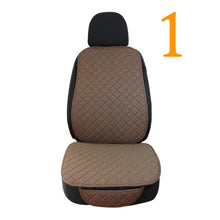 Load image into Gallery viewer, Large Size One Seat Flax Car Seat Cover Protector Front Seat Back Cushion Pad Mat Auto Front Automotive interior Truck Suv Van