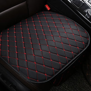 Universal Leather Car Seat Cover Cushion Front Rear Backseat Seat Cover Auto Chair Seat Protector Mat Pad Interior Accessories