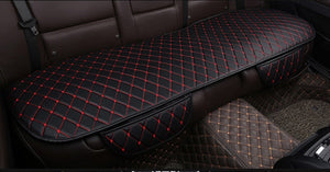 Universal Leather Car Seat Cover Cushion Front Rear Backseat Seat Cover Auto Chair Seat Protector Mat Pad Interior Accessories